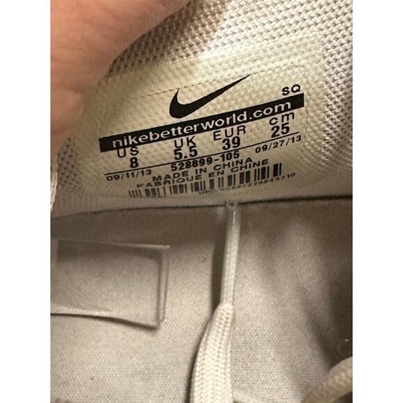 Nike Dunk Sky Hi Top Hidden Wedge Sneaker Women 8 Textured Croc Print Wedge Shoe - Picture 2 of 15